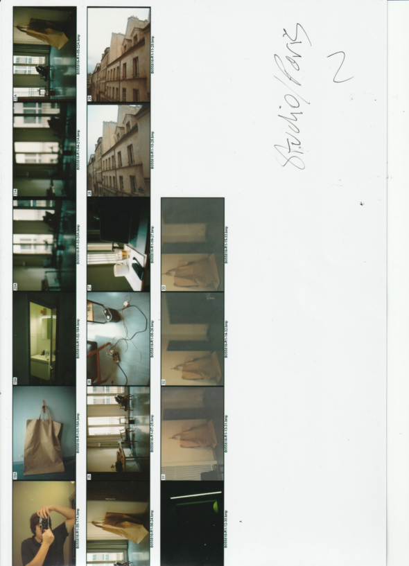 Stoeckli gabriel studio paris cahiers dartistes pro helvetia