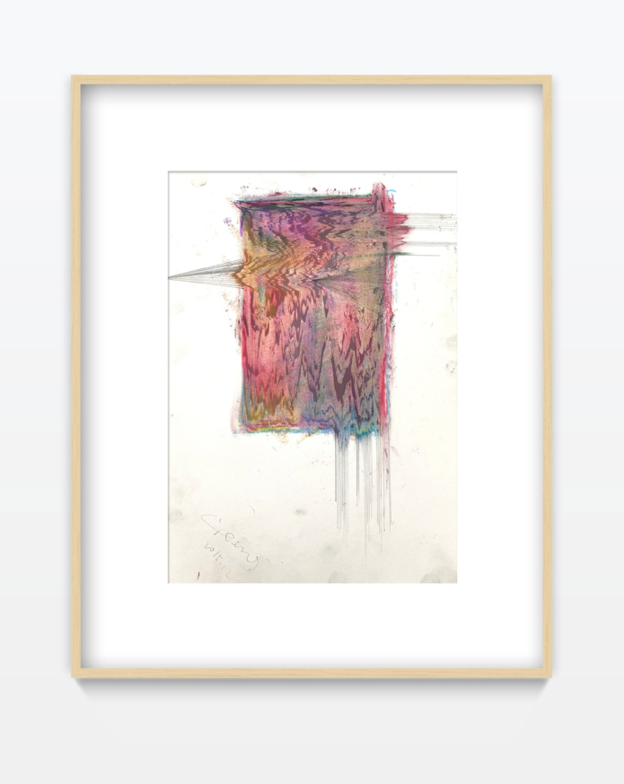 Li peng ohne titel oelkreide gregor hildebrandt muenchen youngartist