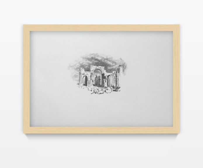 Hramovich uladzimir triumphal arch in palmyra syria