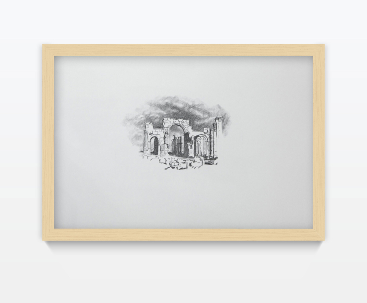 Hramovich uladzimir triumphal arch in palmyra syria